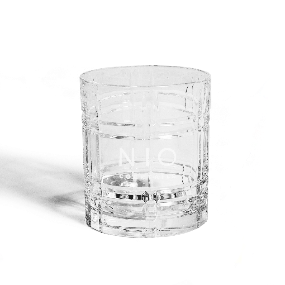 Set pahare NIO din sticlă incrustată 